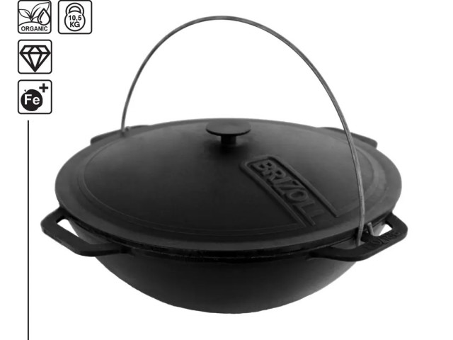 BRIZOLL čuguna kazani 4L, 6L, 8L, 10L, 12L, 15L