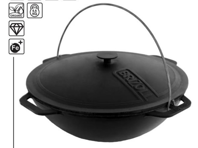 BRIZOLL čuguna kazani 4L, 6L, 8L, 10L, 12L, 15L