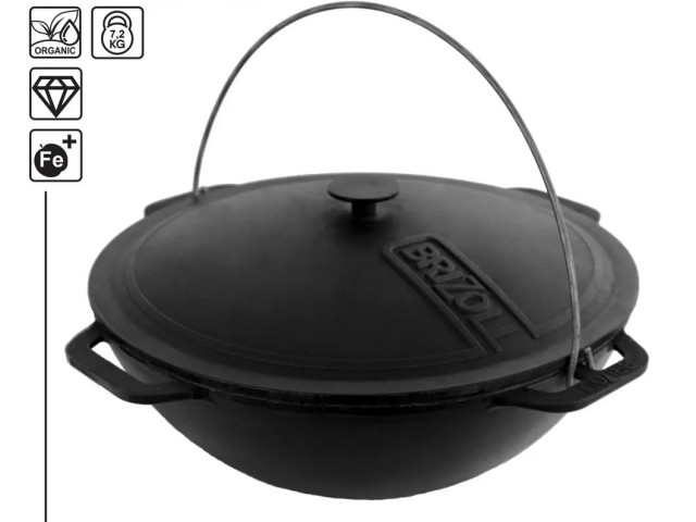 BRIZOLL čuguna kazani 4L, 6L, 8L, 10L, 12L, 15L