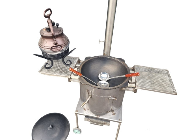 Казанная печь из НЕРЖАВЕЮЩЕЙ стали D40, D45