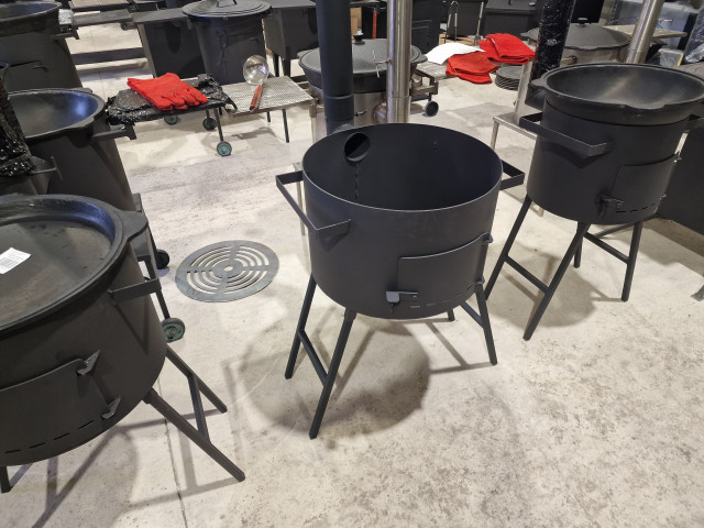 Krāsns ar skursteni BP D50cm, 2mm, 3mm, 4mm