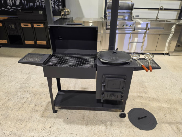 Krāsns/grils/kūpinātava komplekts kvadrāts D40