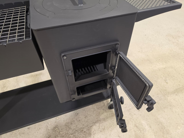 Комплект печь/гриль/коптильня квадратный D40 см