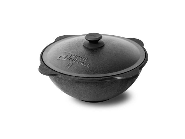 Чугунный узбекский казан 6л