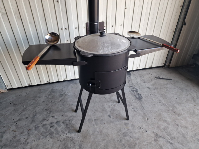 Krāsns ar skursteni BP D40, 2mm, 3mm, 4mm